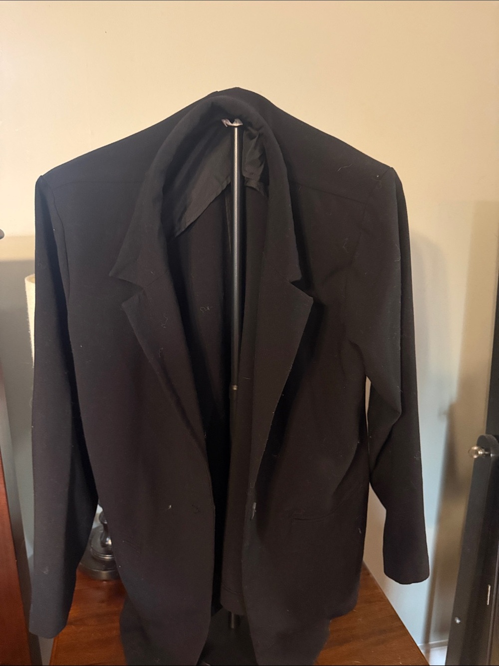 Maurices Black Women's Blazer - Open Front Tailored Style
